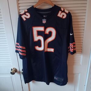 Chicago Bears Khalil Mack Nike Navy and Orange Men's Jersey